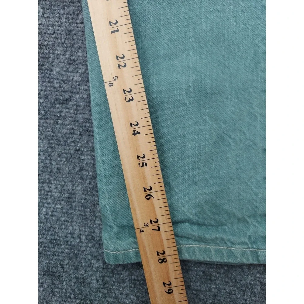 Levis‎ 501 XX Jeans Mens 30x28 Green Button Fly Straight Leg (tag size 33x32)
